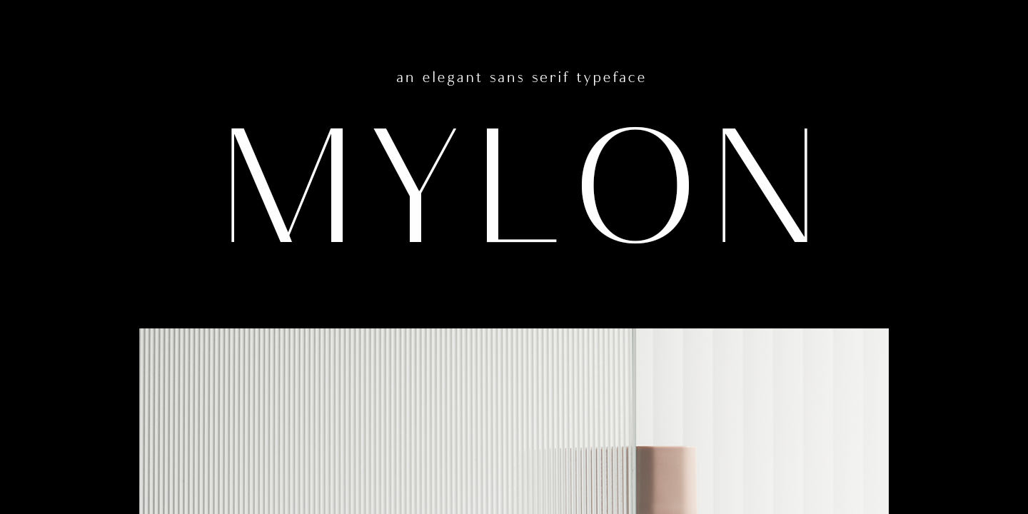Mylon Sexy Elegant Sans Serif Font