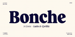 Bonche Soft Serif Font