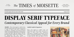 Newspaper Font and Typography
