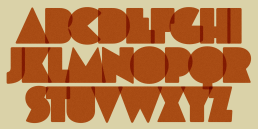 groove retro font